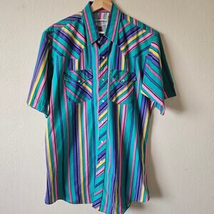 Vintage Corral West Ranchwear Button Up 16 / Large